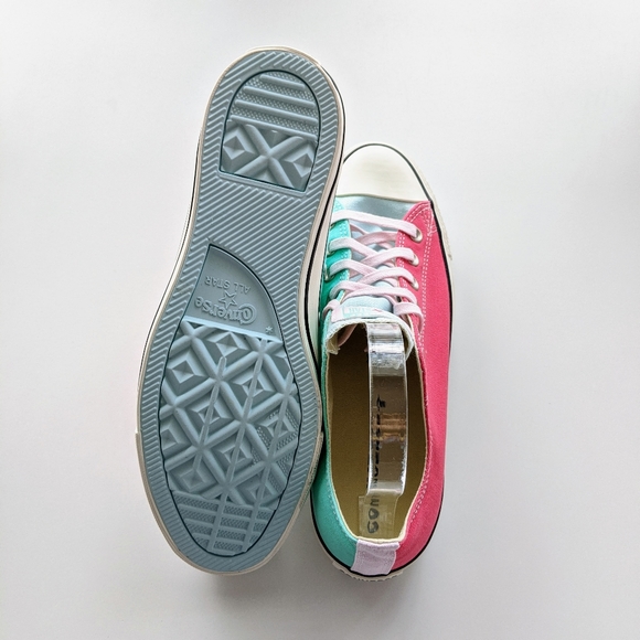 Converse CTAS Green Glow/Teal/Pink Color Block - Picture 5 of 8
